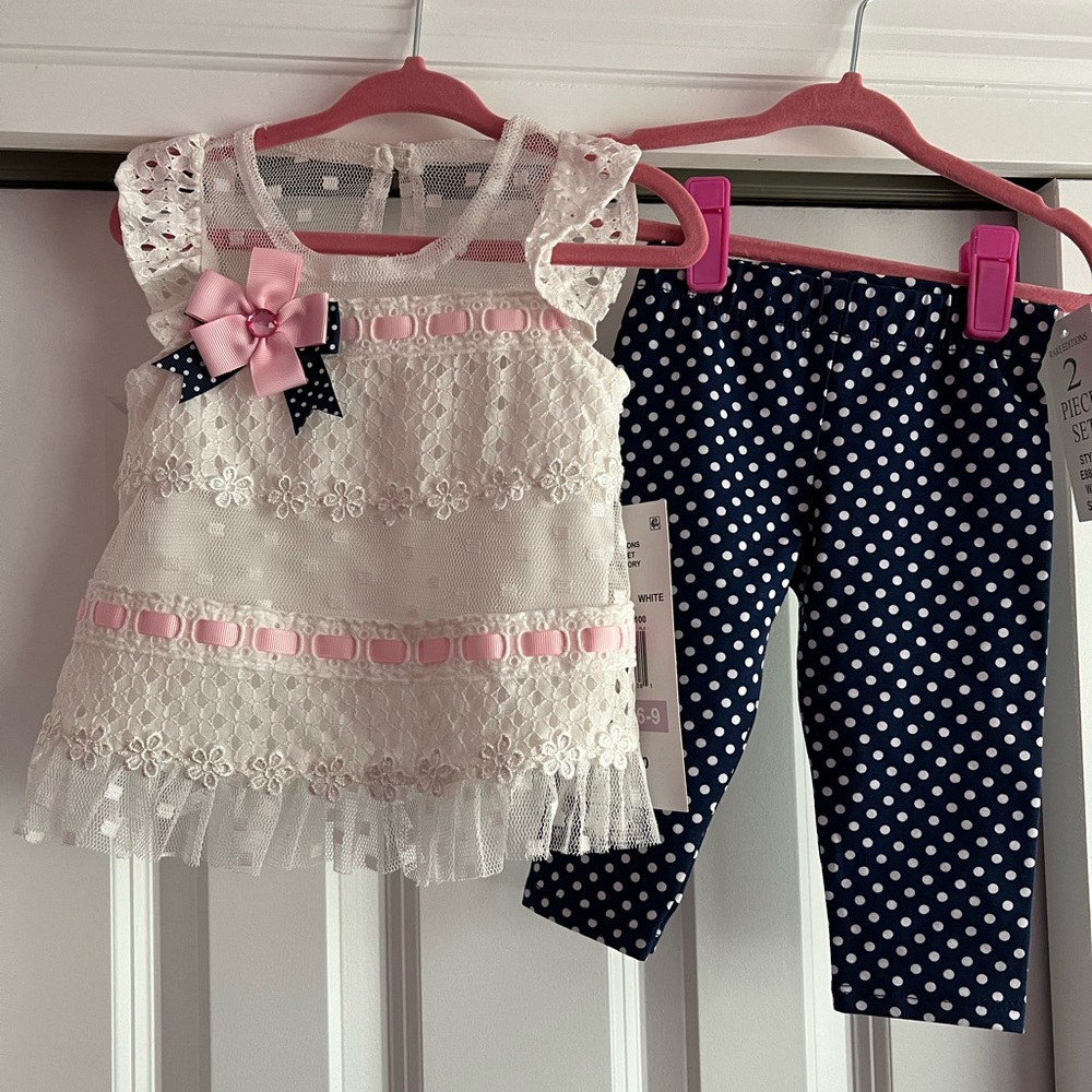 Brand new with gage baby girl outfit
